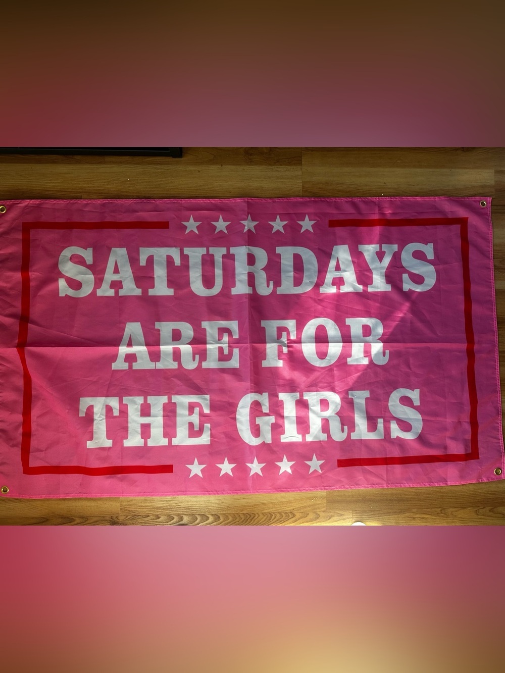 ‘Saturdays Are For The Girls' Party Banner 35x60
